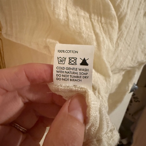 STUDIO TIA - DELILAH MACRAME TOP - UNDYED /CURRY - Picture 6 of 8